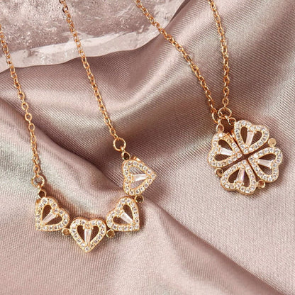 Collar Trebol De Corazones💞