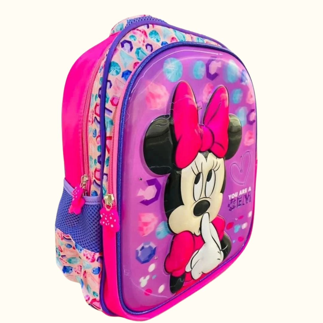 🎀 Mochila Niña Disney Minnie Original 3D